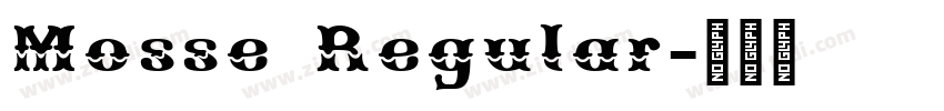 Mosse Regular字体转换